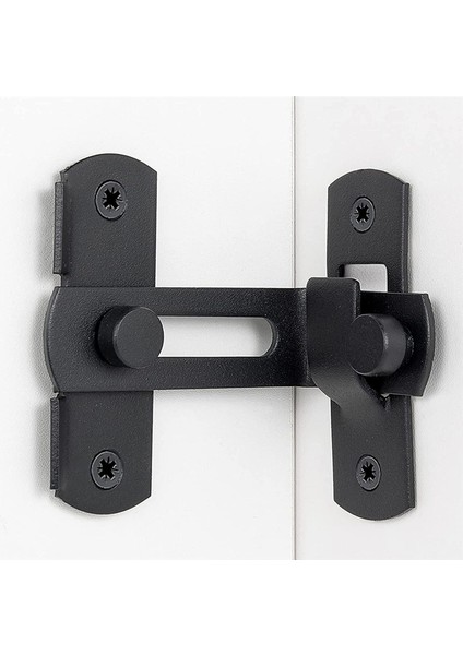 90 Derece Döndürülebilir Ahır Kapısı Kilidi Gizliliği Korur - Ahır Sürgülü Kapısı Için (Yurt Dışından) indirimleri