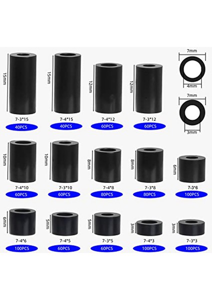 Elektrik Prizi Vidaları Ara Parçaları Naylon Yuvarlak Ara Parçası (Yurt Dışından) modelleri