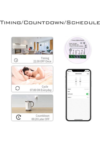 Enerji Izleme Anahtarı Zigbee 16A 90-250V Ac Tuya Akıllı Yaşam Uygulaması (Yurt Dışından) modelleri