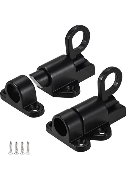 2 Paket Yaylı Mandallı Kayar Kilit Otomatik Kapı Için Kullanılır (Yurt Dışından)