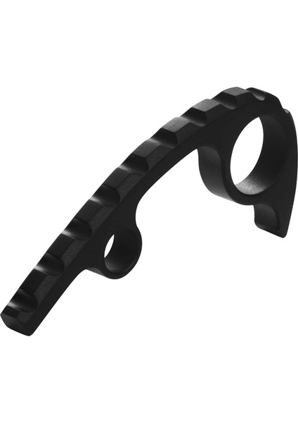 Cep Bıçağı Siyah Için Arka Ara Parçası Anodize Titanyum Alaşımlı Cnc Omurga (Yurt Dışından)