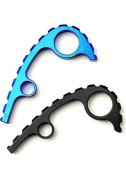 Cep Bıçağı Siyah Için Arka Ara Parçası Anodize Titanyum Alaşımlı Cnc Omurga (Yurt Dışından) indirimleri