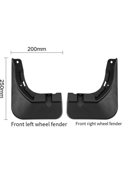 Bmw 5 Serisi G60 G68 2024 Çamurlu Çamur Çamur Flep Guard Sıçrama Mudguards Araç Aksesuarları (Yurt Dışından) fırsatları