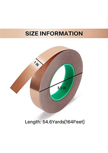 Bakır Bant Iletken Yapıştırıcı Bakır Folyo Bant (Yurt Dışından) fiyatları