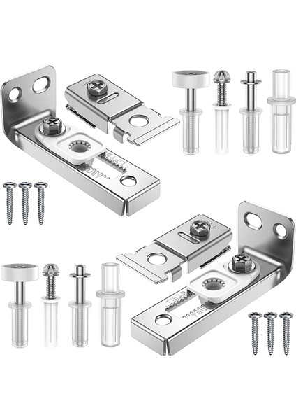 Bi-Fold Kapı Donanım Onarım Takımı-2.22-2.54 Inç Ray Için Donanım Takımı (Yurt Dışından)