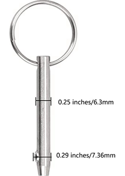 4 Adet Bimini Üst Pimleri Deniz 316 Paslanmaz Çelik (Yurt Dışından) fiyatları