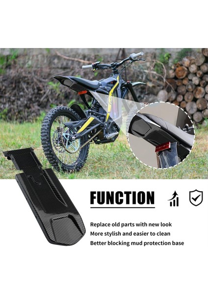 Sur-Ron Surron Işık Arı X/s Için Arka Çamurluk Iç Plaka, Segway X260 X160, B Için Çamurluk Koruyucu Taban (Yurt Dışından) modelleri
