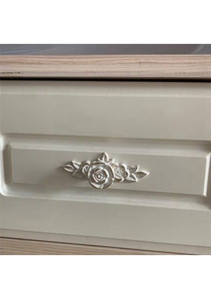 4 Adet Euro Roses Arka Plakalı Dolap Düğmeleri (Yurt Dışından) modelleri