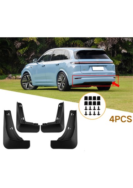 Lider Ideal L7 2024 Çamurluk Çamur Çamur Flap Guard Sıçrama Çamurluklar Araç Aksesuarları (Yurt Dışından) fiyatları