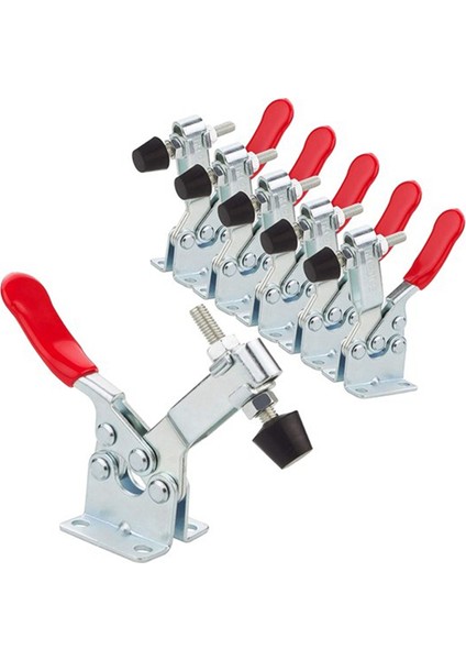 6 Adet Menteşe Kelepçesi -201B Yatay Kelepçe Ayarlanabilir Kelepçe Mandalı Aleti (Yurt Dışından)