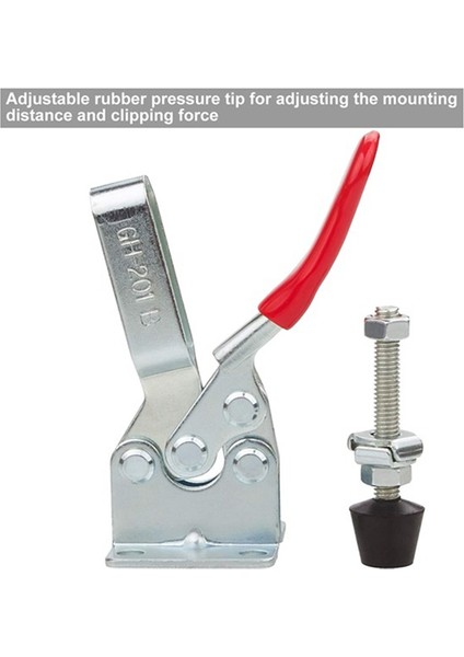 6 Adet Menteşe Kelepçesi -201B Yatay Kelepçe Ayarlanabilir Kelepçe Mandalı Aleti (Yurt Dışından) modelleri