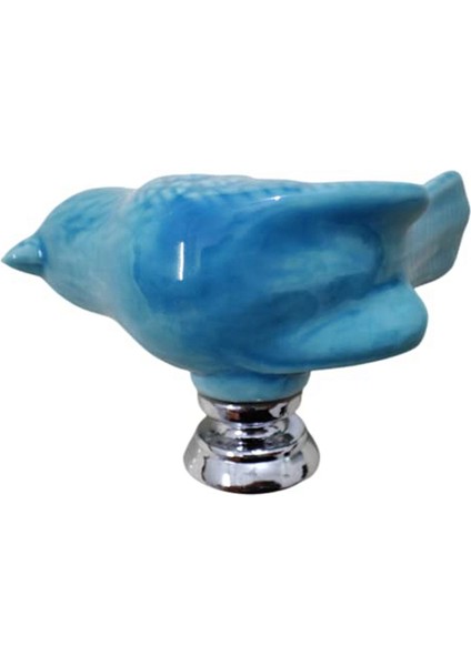 4'lü Paket Yeşil Sevimli Kuş Tasarımlı Dolap Kapı Kolları Mavi (Yurt Dışından) fiyatları