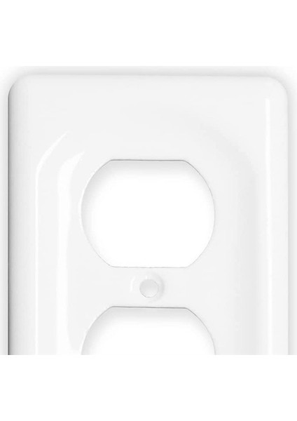 2 Paket Seramik Anahtar Plakaları Priz Kapakları Kapak Beyaz Tekli Dubleks (Yurt Dışından) indirimleri