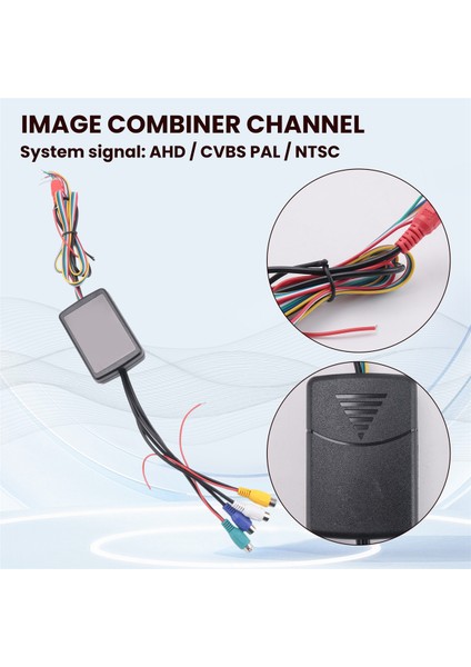 1 Video Kontrol Görüntü Dönüştürücü Kutusunda 4 Kamera Araba Sürüş Görünümleri Için (Yurt Dışından) indirimleri