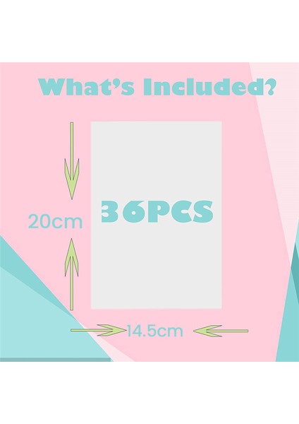 36 Adet Büzülen Plastik Levhalar Büzülen Film Levhaları Kendin Yap El Sanatları Için Boş (Yurt Dışından) modelleri