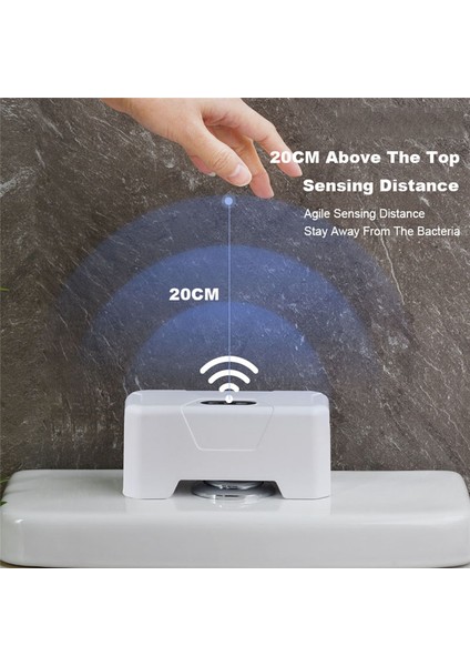 Otomatik Tuvalet Sifon Düğmesi Akıllı Sifon Harici Kızılötesi Sensör (Yurt Dışından) modelleri