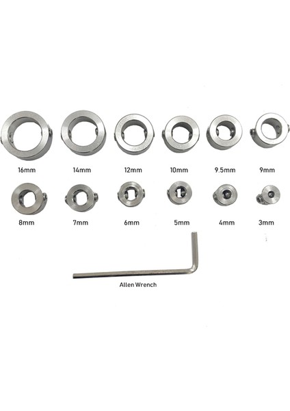 Pozisyoner Limit Halkası Altıgen Anahtar Stoper Setini Sıkıştırın 8 Parça Set (Yurt Dışından) fiyatları