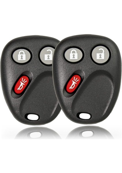 Anahtarsız Giriş Araba Key Fob LHJ011 Chevy Silverado Tahoe Banliyö Gmc Sierra Yukon Hummer H2 Cadillac Escalade, 2pcs (Yurt Dışından)