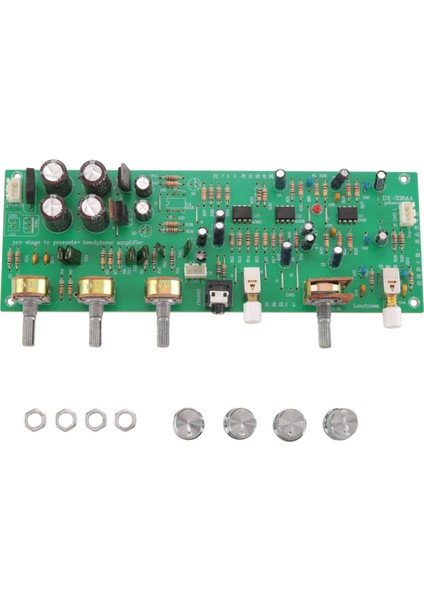 Çift Ac Çift 12V DX338A Serisi Ön Ayar Kartı Güç Amplifikatörü (Yurt Dışından)