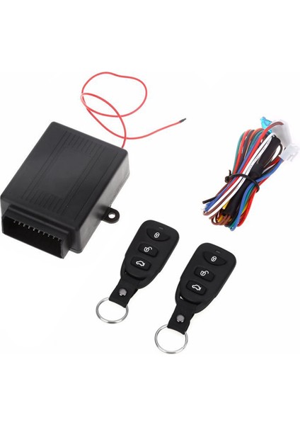 12V Evrensel Araba Otomatik Uzak Merkezi Kit Kilit Kilit Kilitli Aracı 2 Uzaktan Kumanda ile Anahtarsız Giriş Sistemi (Yurt Dışından)