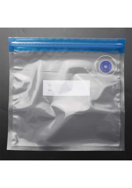 5pcs Elektrikli El Vakum Sızdırmazlığı Pompası Için Yeniden Kullanılabilir Vakum Gıda Depolama Fermuar Torbaları, 22 x 21 cm (Yurt Dışından) fırsatları