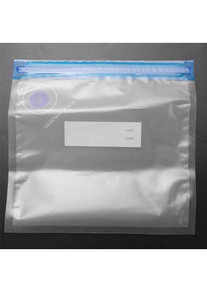 5pcs Elektrikli El Vakum Sızdırmazlığı Pompası Için Yeniden Kullanılabilir Vakum Gıda Depolama Fermuar Torbaları, 22 x 21 cm (Yurt Dışından) indirimleri