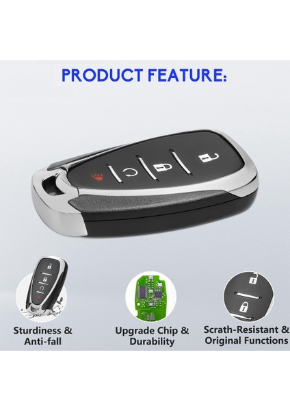 Anahtar Fob Araba Anahtarsız Giriş Chevy Bolt Equinox Trax Sonic Volt Değiştirme HYQ4AA 13529664 13508767 (Yurt Dışından) fiyatları
