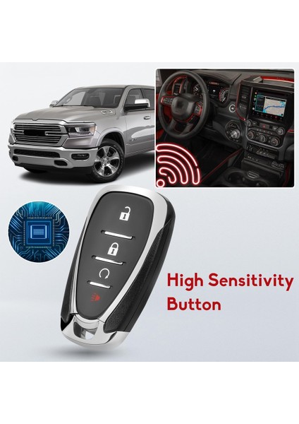 Anahtar Fob Araba Anahtarsız Giriş Chevy Bolt Equinox Trax Sonic Volt Değiştirme HYQ4AA 13529664 13508767 (Yurt Dışından) modelleri