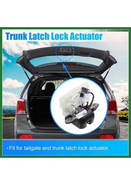 Bagaj Kapısı Kilit Aktüatör Bagaj Kapağı Kilit Makinesi Kuyruk Kilit Bloğu 74801-TF0-902 74801TF0902 Honda Fit Jazz Için (Yurt Dışından) fırsatları