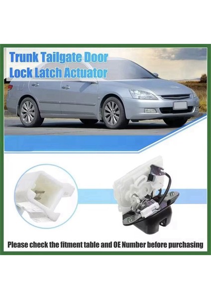 Bagaj Kapısı Kilit Aktüatör Bagaj Kapağı Kilit Makinesi Kuyruk Kilit Bloğu 74801-TF0-902 74801TF0902 Honda Fit Jazz Için (Yurt Dışından) indirimleri