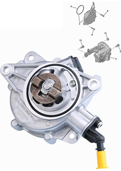 456583 1667586424 701366060 456578 Peugeot 3008 308CC 508 Citroen C4L 1.6t Için Fren Vakum Pompası Hava Pompası (Yurt Dışından) fırsatları