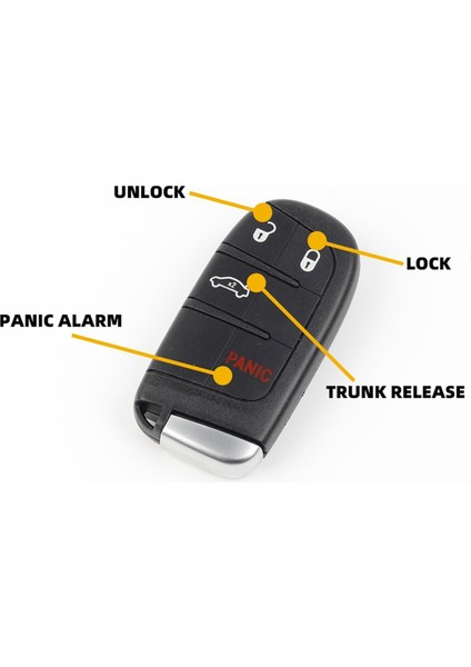 Anahtar Fob Değiştirme Anahtarsız Giriş Chrysler Için 4 Düğmeler 200 300 Dodge Challenger Charger 68155686AB M3M-40821302 (Yurt Dışından) fırsatları