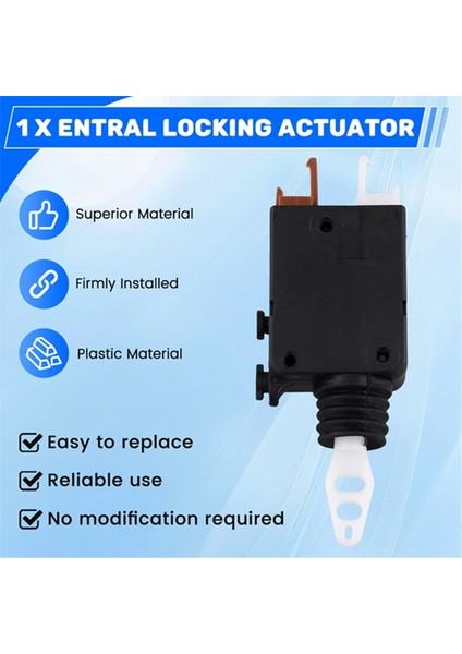 661503 Kapı Kilidi Peugeot Için Motor Aktüatör 106 205 309 405 605 Citroen Xsara Saxo Berlingo Ax Bx Zx 5pın (Yurt Dışından)