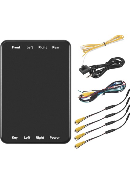 Otopark Panoramik Görünüm Dikiz 4 Yollu 360 Derece Görüntü Kamera Kontrol Kutusu Sistemi Dvr Kamerasız (Yurt Dışından)