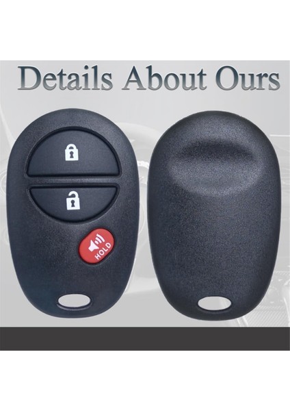 Toyota Için Anahtar Fob Anahtarsız Giriş Tundra Sienna Sequoia Highlander 3 Düğmeleri GQ43VT20T 89742-AE010 (Yurt Dışından) fiyatları