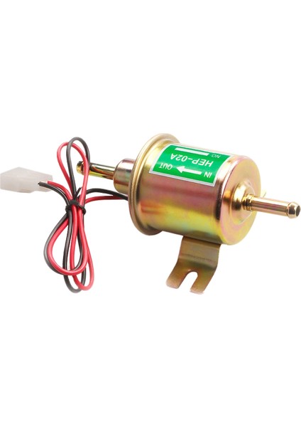 Evrensel 12V Düşük Basınçlı Gaz Dizel Pompası Gaz Dizel Motoru Için Satır Inişli Elektrikli Yakıt Pompası 2.5-4psi HEP-02A Altın (Yurt Dışından)