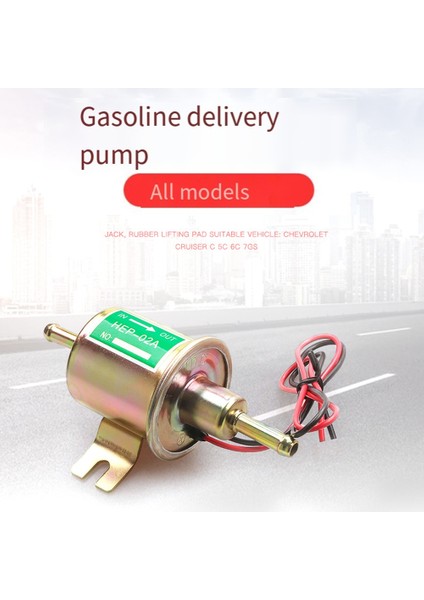 Evrensel 12V Düşük Basınçlı Gaz Dizel Pompası Gaz Dizel Motoru Için Satır Inişli Elektrikli Yakıt Pompası 2.5-4psi HEP-02A Altın (Yurt Dışından) fiyatları
