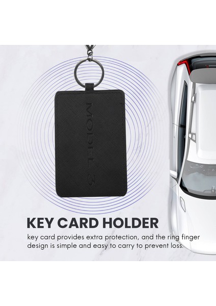 Tesla Model 3 Için Anahtar Kart Tutucu, Tesla Model 3 Aksesuarları Için Anti Anti Dust Antigh Deri (Yurt Dışından) modelleri