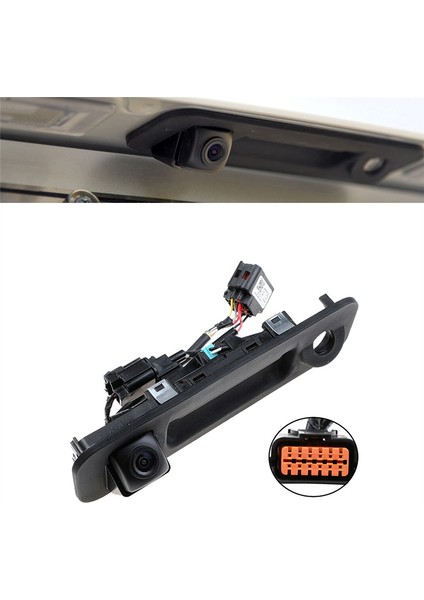 Hyundai Sonata Için Araba Arka Görünüm Kamerası 95760-E6201 Bagaj Anahtarı ile Ters Park Yardım Kamerası 95760 C1100 (Yurt Dışından) modelleri