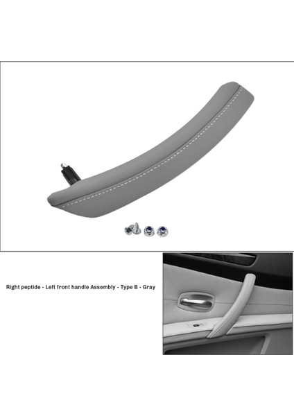 Araba Sol Yan Ön Kapı Iç Çekme Kolu Kol Dayama Kolu Kapak Montajı 51416983667 Bmw E60 E61 2006-2010 Rhd Gri (Yurt Dışından) modelleri
