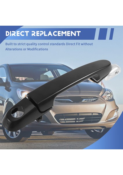 Hyundai Accent 2006-2011 82650-1E000 Için Dış Kapı Kolu Dışında Araba Ön Sol Sürücü Tarafı (Yurt Dışından) indirimleri