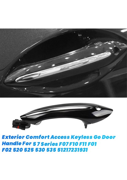 Sol Ön Kapı Kolu+Işık Konfor Erişimi 51217231931 Bmw 5 6 7 Serisi F07 F10 F11 F06 F12 F13 F01 F02 F03 Lhd A (Yurt Dışından) modelleri