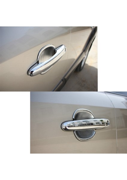 Hyundai Tucson Için Krom Kapı Kolu Araba Kapı Bilek Kapağı Kaplama 2009 2009 2010 Otomobil Aksesuarları (Yurt Dışından) indirimleri