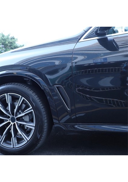 Bmw X5 G05 2019-2023 Için Araba Tarafı Havalandırma Akışı Çamurluk Çerçeve Kapağı Kaplama Aksesuarları - Karbon Fiber (Yurt Dışından) indirimleri