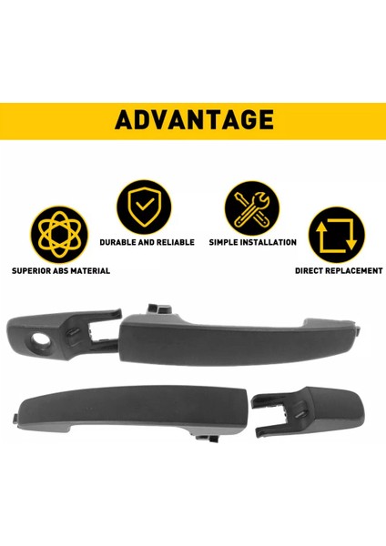 1paır Ön Kapı Kolu Çekme 8S4Z-54218A14-AA 8S4Z-5422404-AA Ford Focus 2008-2011 Dış Kapı Tutucu 8S4Z5422088AA (Yurt Dışından) fiyatları