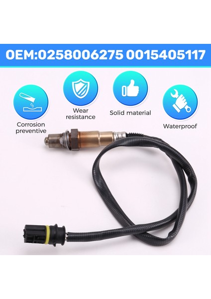 Oksijen Sensörü 0258006275 0015405117 Mercedes-Benz A140 A160 A190 A208 A209 A210 C32 C180 C200 C208 C209 C240 ​​C280 (Yurt Dışından) indirimleri