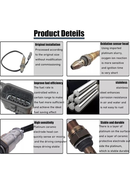 Infiniti Için Q40 Q50 Egzoz Manifold Yukarı Akışı Ön Oksijen Sensörü 22693-1PM0A 22693-9HP0A (Yurt Dışından) modelleri