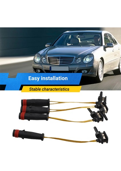 4 Pcs 2205401717 2115401717 Fren Balatası Aşınma Sensörü Mercedes Ön Arka Fren Balatası Aşınma Sensörü W220 W211 C300 C350 E350 (Yurt Dışından) fırsatları