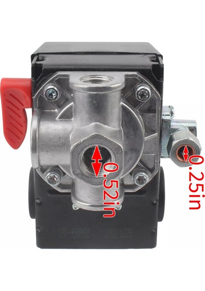 Z-D26612 Porter Kablosu Için Basınç Anahtarı 150/120 Psı D26612 4 Bağlantı Noktası 120 Volt (Yurt Dışından) fiyatları