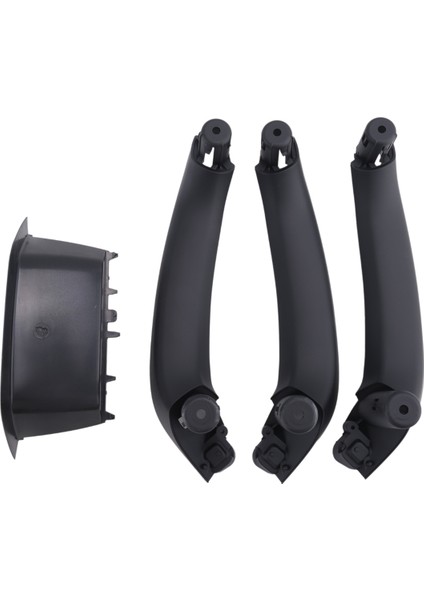 4pcs/set Araba Iç Iç Kapı Kolu Bmw F25 F26 X3 X4 2011-2017 Siyah Lhd Için (Yurt Dışından)